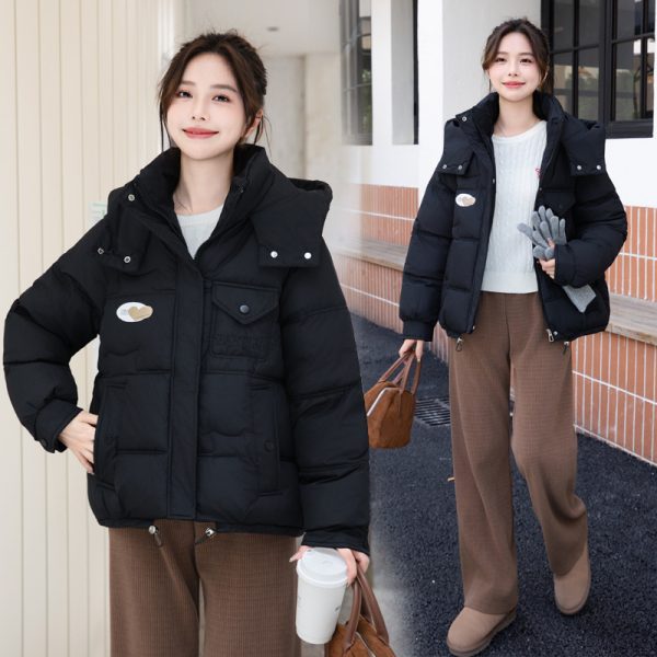 ⁦Women's Candy-colored Cotton-padded Jacket⁩ - الصورة ⁦5⁩