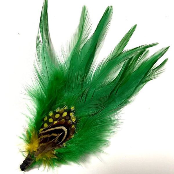 ⁦Small Feather Corsage Hat Flower Accessories⁩ - الصورة ⁦3⁩
