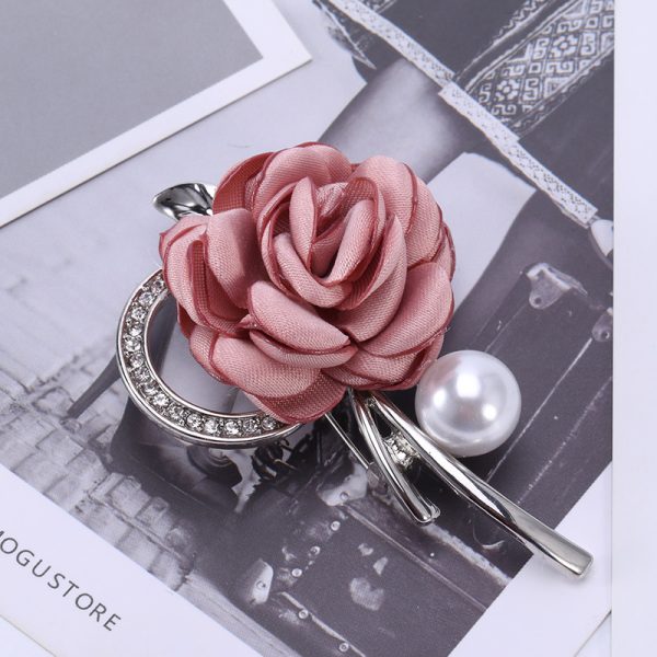 ⁦Fashion Clothing Accessories Rose Brooch⁩ - الصورة ⁦4⁩