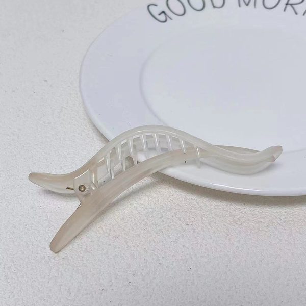 ⁦Irregular Ink Color Matte Simple Special-interest Design Duckbilled Hair Accessories⁩ - الصورة ⁦6⁩