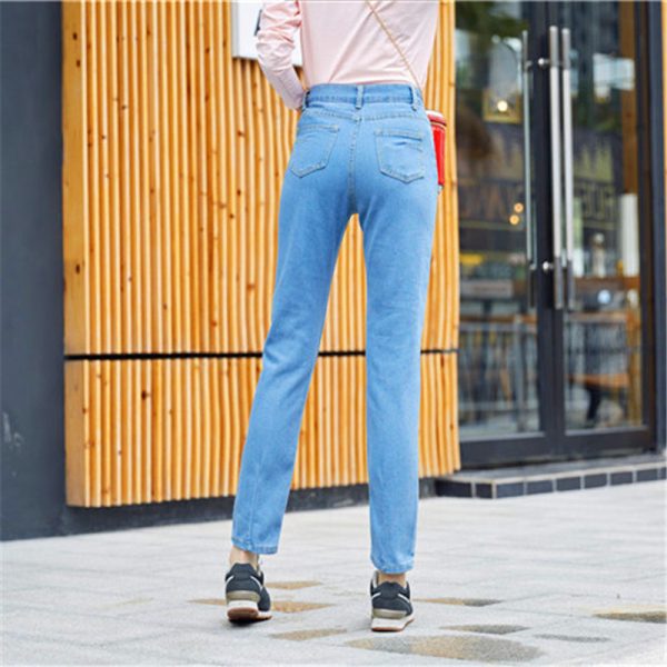 ⁦Loose casual fashion jeans⁩ - الصورة ⁦2⁩