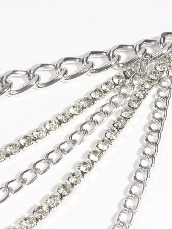 ⁦Summer Jewelry Hot Pants Chain Multilayer Chain Gold Fashion Jeans Hip Hop Punk Street Shooting Accessories Waist Chain Women⁩ - الصورة ⁦9⁩