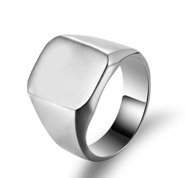 ⁦Custom Stainless Steel Fashion Burn Ring For Men Custom Accessories Party Jewelry Father's Day Gift⁩ - الصورة ⁦6⁩