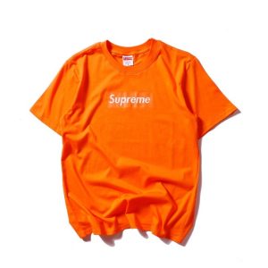 Block printed short - sleeved T shirts for men and women casual cotton tee undershirts