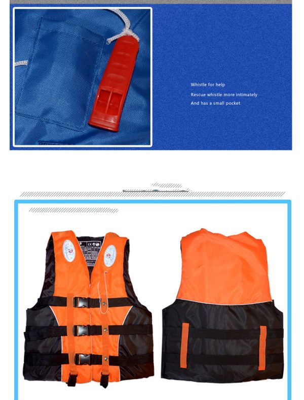 ⁦Children's Life Jackets,  Marine Life Jackets, Professional Foam Life Jackets, Swimming Fire-Fighting Whistle Life Vests⁩ - الصورة ⁦3⁩