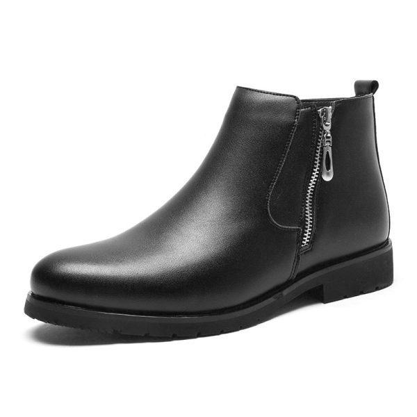 ⁦leather formal shoes for men big size shoes men fas⁩ - الصورة ⁦5⁩