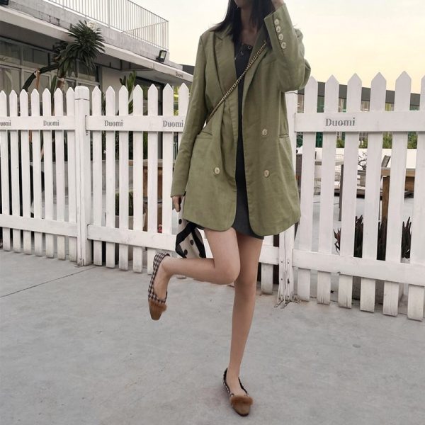 ⁦Fashion Plush Stitching Casual Pump Flats⁩ - الصورة ⁦3⁩