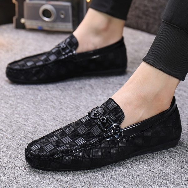 ⁦Shoes Casual Slip On Shoes Men Driving Shoes Fashion⁩ - الصورة ⁦3⁩