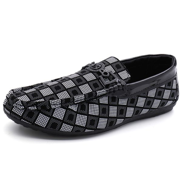 ⁦Shoes Casual Slip On Shoes Men Driving Shoes Fashion⁩ - الصورة ⁦2⁩