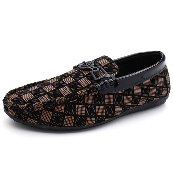 ⁦Shoes Casual Slip On Shoes Men Driving Shoes Fashion⁩ - الصورة ⁦4⁩