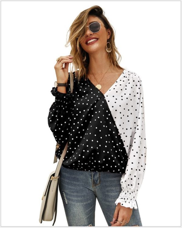 ⁦Summer Tops Fashion Ladies Tops Shirt Shirts Ladies⁩ - الصورة ⁦2⁩