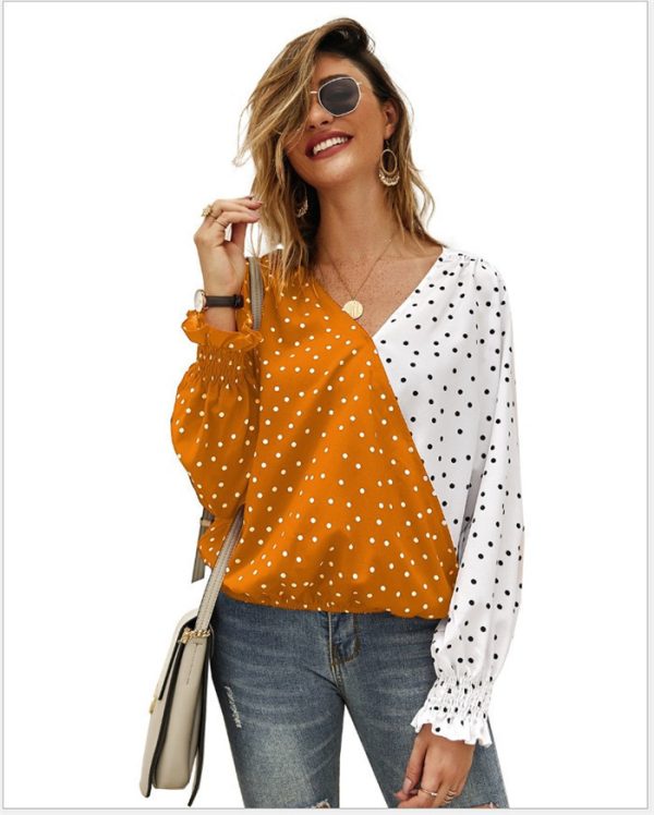 ⁦Summer Tops Fashion Ladies Tops Shirt Shirts Ladies⁩ - الصورة ⁦5⁩