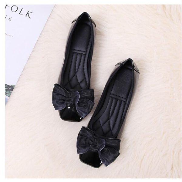 ⁦Womens Shoes Ballet Flats Boat Shoes Woman Slip-on Elegant Shine⁩ - الصورة ⁦5⁩