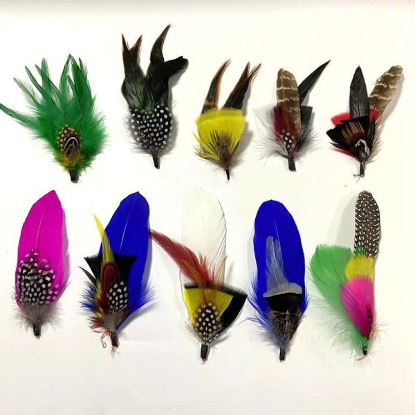 ⁦Small Feather Corsage Hat Flower Accessories⁩ - الصورة ⁦7⁩