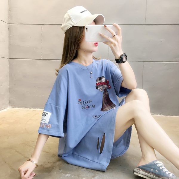⁦Short Sleeved t-shirts On Lnstagram For Women⁩ - الصورة ⁦2⁩