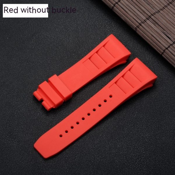 ⁦Silicone Strap Replacement Silicone Watchband Accessories Men Watch Band⁩ - الصورة ⁦5⁩