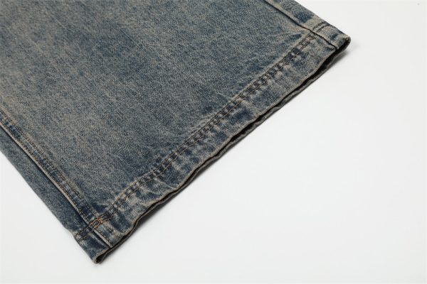 ⁦Fashion Personality Worn Jeans Men⁩ - الصورة ⁦5⁩