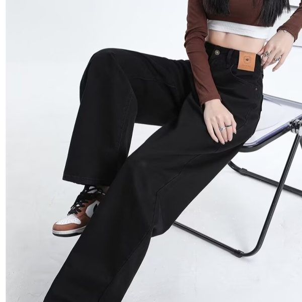 ⁦Fashion American Straight Jeans For Women⁩ - الصورة ⁦2⁩