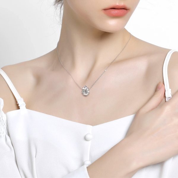 ⁦925 Silver Plain Silver Small Jewelry Men And Women Necklace Bracelet Diy Beading Accessories⁩ - الصورة ⁦3⁩