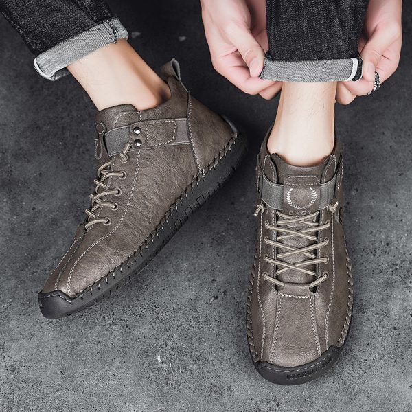 ⁦Fashion Men Sneakers Velcro Flats Shoes High Quality⁩ - الصورة ⁦7⁩
