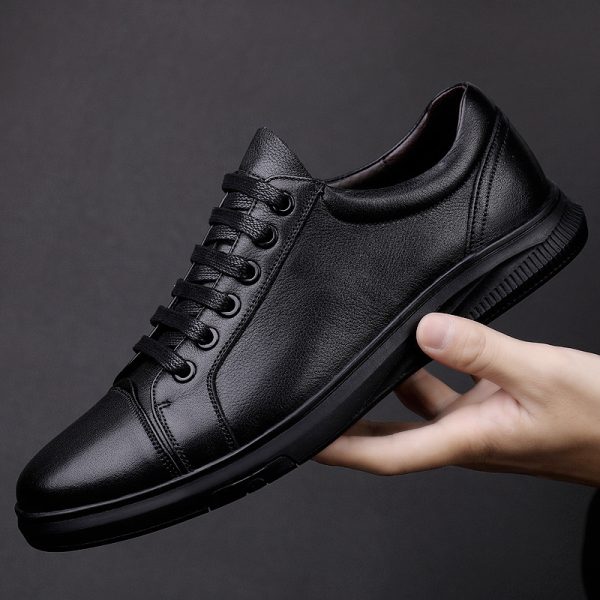 ⁦New Cowhide Board Shoes Men⁩ - الصورة ⁦2⁩