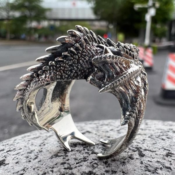 ⁦European And American Retro Minority Forefinger Ring Accessories Men⁩ - الصورة ⁦4⁩