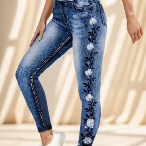 Women's Printed Jeans