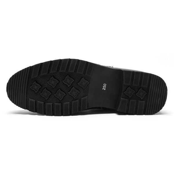 ⁦leather formal shoes for men big size shoes men fas⁩ - الصورة ⁦7⁩