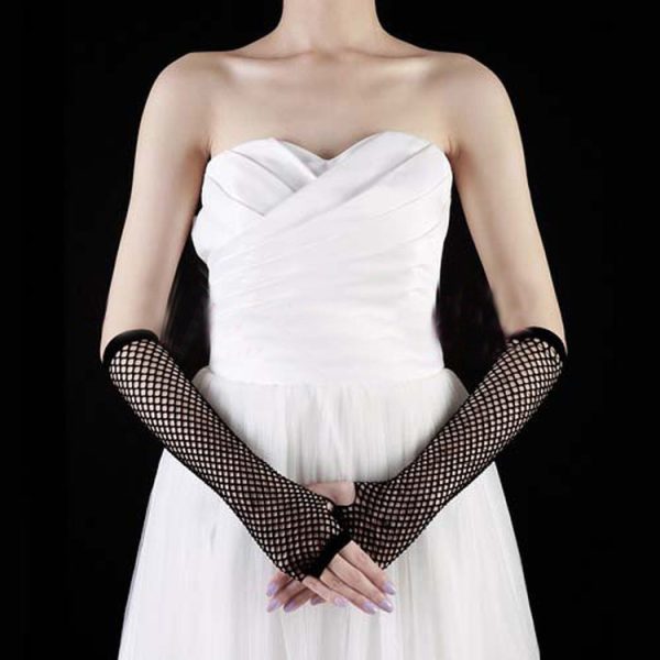 Accessories mesh i mesh long gloves all-match