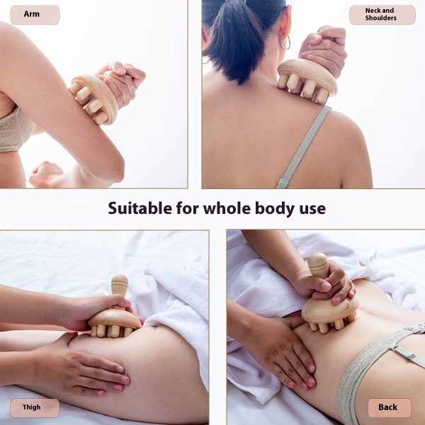 ⁦Home Sports Outdoor Meridian Health Device Mushroom Type Barber Massager⁩ - الصورة ⁦5⁩