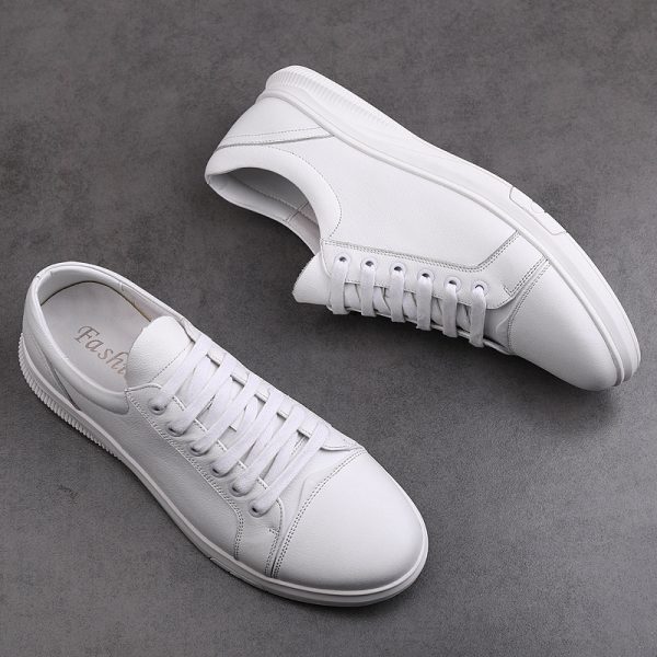 ⁦New Cowhide Board Shoes Men⁩ - الصورة ⁦5⁩