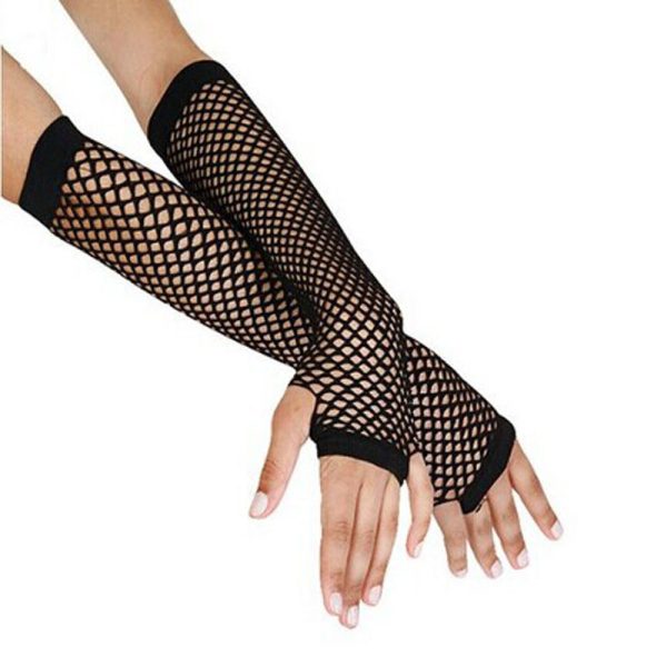 ⁦Accessories mesh i mesh long gloves all-match⁩ - الصورة ⁦4⁩