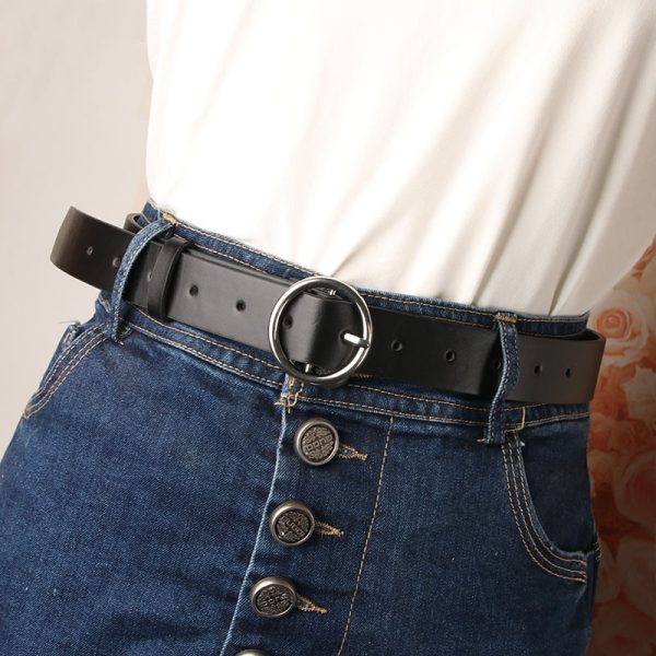 ⁦Gradient Black Jeans Women High Waist⁩ - الصورة ⁦5⁩