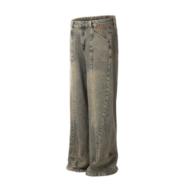 ⁦Washed Jeans Punk Fashion Brand Men⁩ - الصورة ⁦10⁩