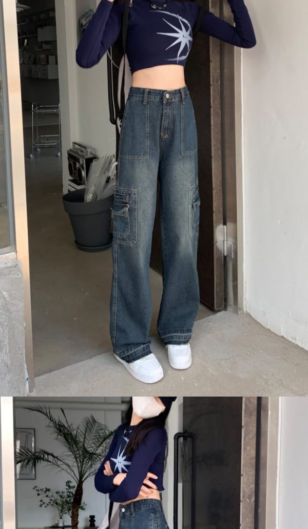 ⁦Fashionable Retro Small Jeans For Women⁩ - الصورة ⁦9⁩