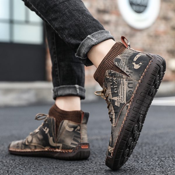 ⁦Socks high-top shoes men⁩ - الصورة ⁦3⁩