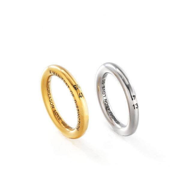 ⁦Love Ring Titanium Steel Ring Accessories For Men And Women⁩ - الصورة ⁦5⁩