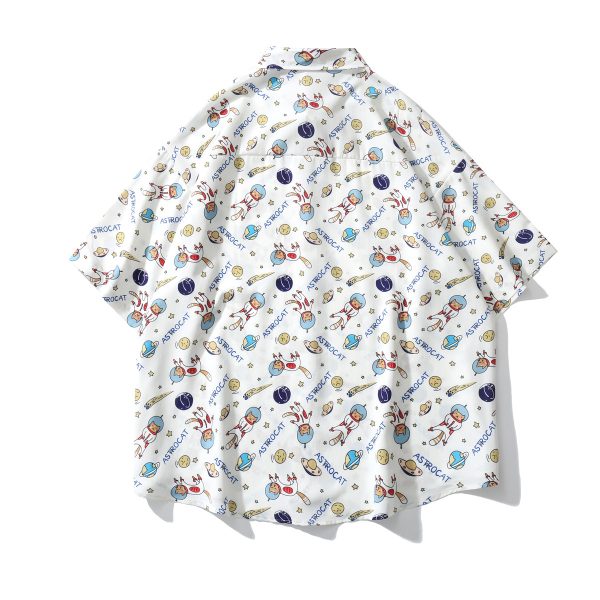 ⁦Funny Cartoon Full Printed Short Sleeve Shirts For Men And Women⁩ - الصورة ⁦3⁩
