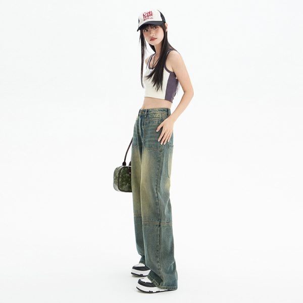 ⁦Fashion American Stitching Jeans For Women⁩ - الصورة ⁦3⁩
