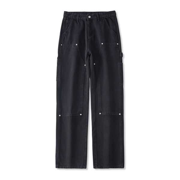 ⁦Vintage Logging Cargo Jeans Men⁩ - الصورة ⁦4⁩