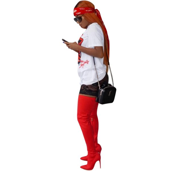 ⁦Red Tongue T-Shirts⁩ - الصورة ⁦2⁩