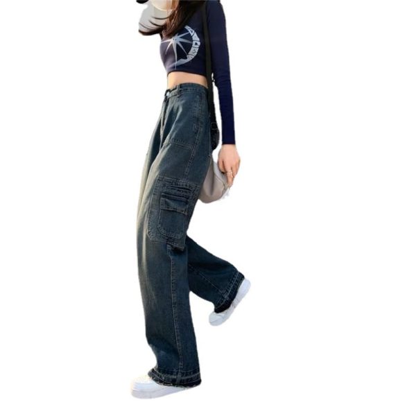 ⁦Fashionable Retro Small Jeans For Women⁩ - الصورة ⁦6⁩