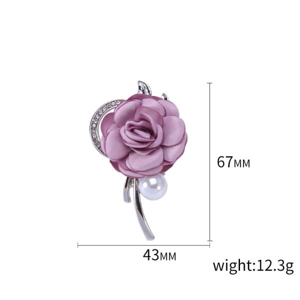 ⁦Fashion Clothing Accessories Rose Brooch⁩ - الصورة ⁦9⁩