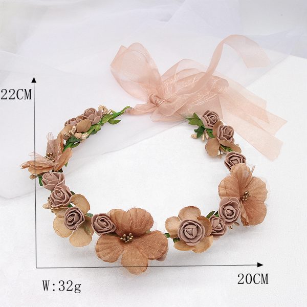 ⁦Artificial Wreath Photo Bridal Hair Accessories⁩ - الصورة ⁦7⁩