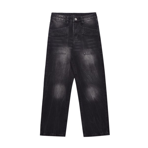 ⁦Fashion Personality American Retro Jeans Men⁩ - الصورة ⁦9⁩