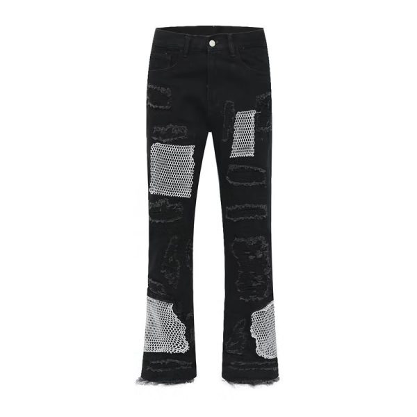⁦Heavy Industry Hole & Patch Jeans Men⁩ - الصورة ⁦8⁩