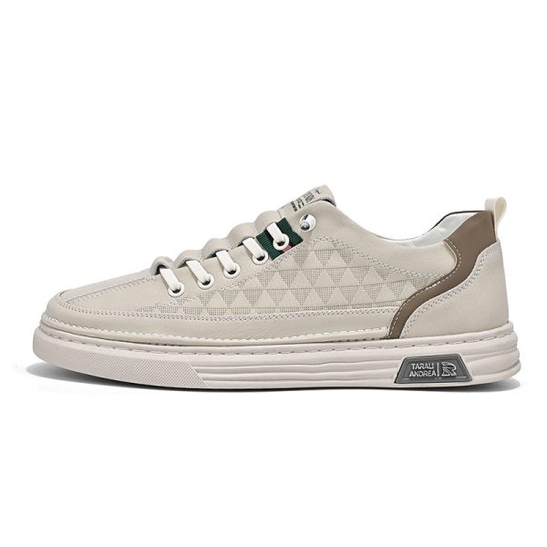 ⁦Men's Breathable Soft Soled Flats Leather Shoes⁩ - الصورة ⁦5⁩