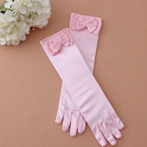 Mid Length Girls Wedding Gloves Accessories