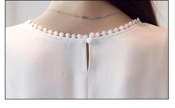 ⁦Women's Shirts Chiffon Bottoming Shirts⁩ - الصورة ⁦4⁩