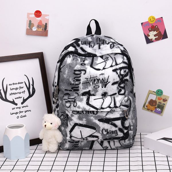 ⁦Fashion Personalized Graffiti Backpack⁩ - الصورة ⁦6⁩